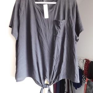 NWT Tie-Front T-shirt